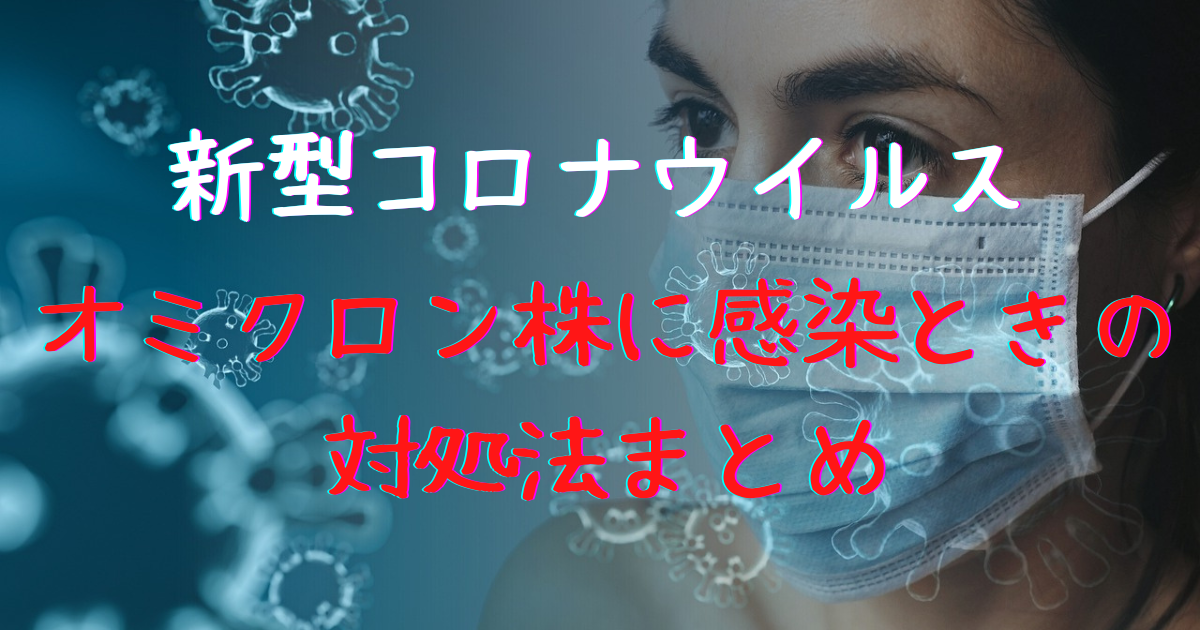 22年 新型コロナウイルス オミクロン株 に罹患 感染したときの対処法まとめ ホイミン男子のワクワクブログ